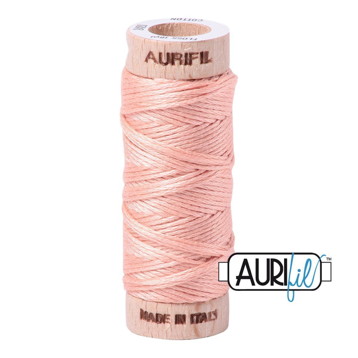 Aurifil Cotton Floss Stickgarn | No. 2420 - Light Blush ​| 16m