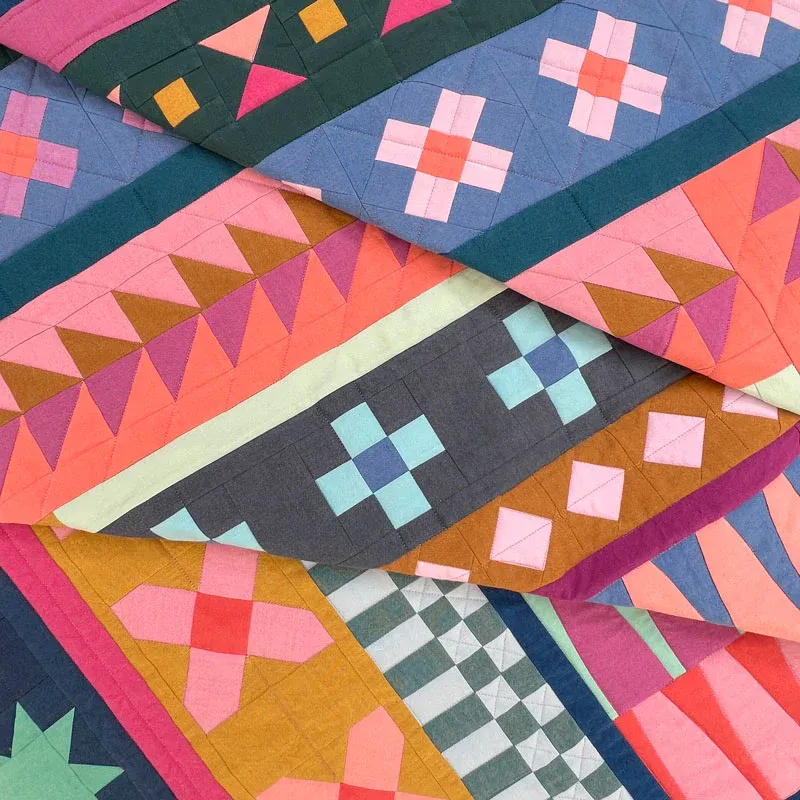 Ramble BOM von Tara Faughnan feat. Artisan Cotton von Windham Fabrics