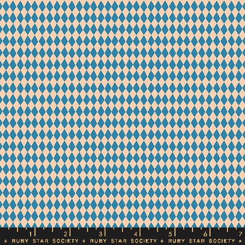 Geometry - Harlequin in Chambray | Ruby Star Society Collaboration
