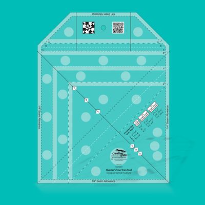 Hunter’s Star Trim Tool - Quilt Lineal von Creative Grids | CGRDH7 Hunter’s Star Trim Tool - Quilt Lineal von Creative Grids | CGRDH7