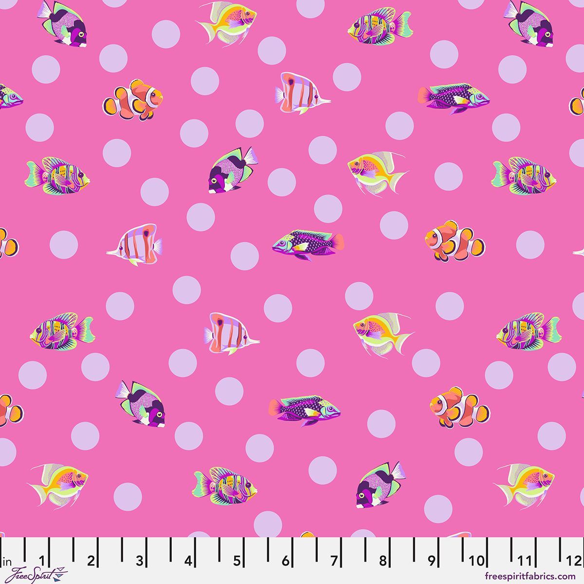 Tula Pink Floral Reef | School Crossing Delphine