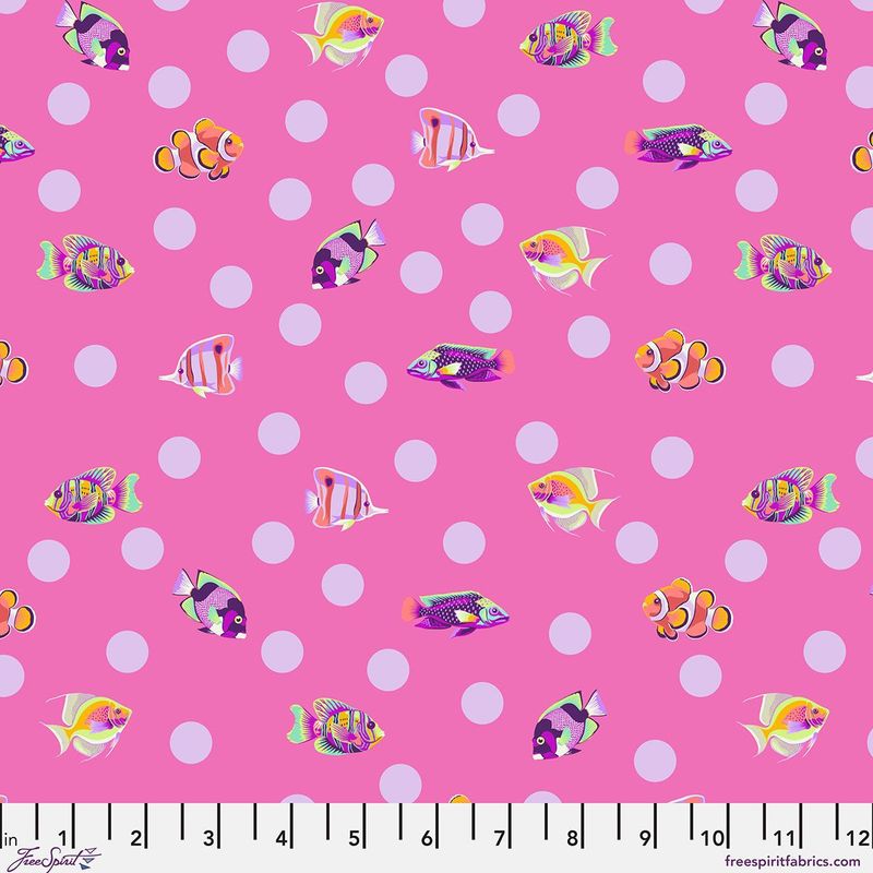 Tula Pink Floral Reef | School Crossing Delphine