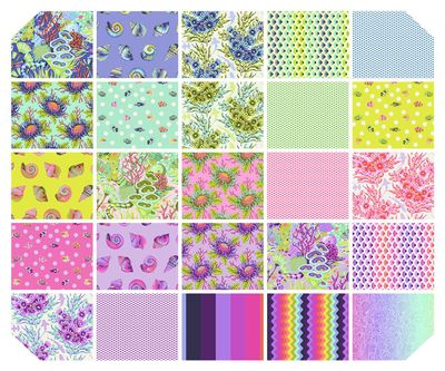Tula Pink Floral Reef | Fat Quarter, Halbmeter & Meter Bundle | Freespirit Fabrics Tula Pink Floral Reef | Fat Quarter, Halbmeter & Meter Bundle | Freespirit Fabrics