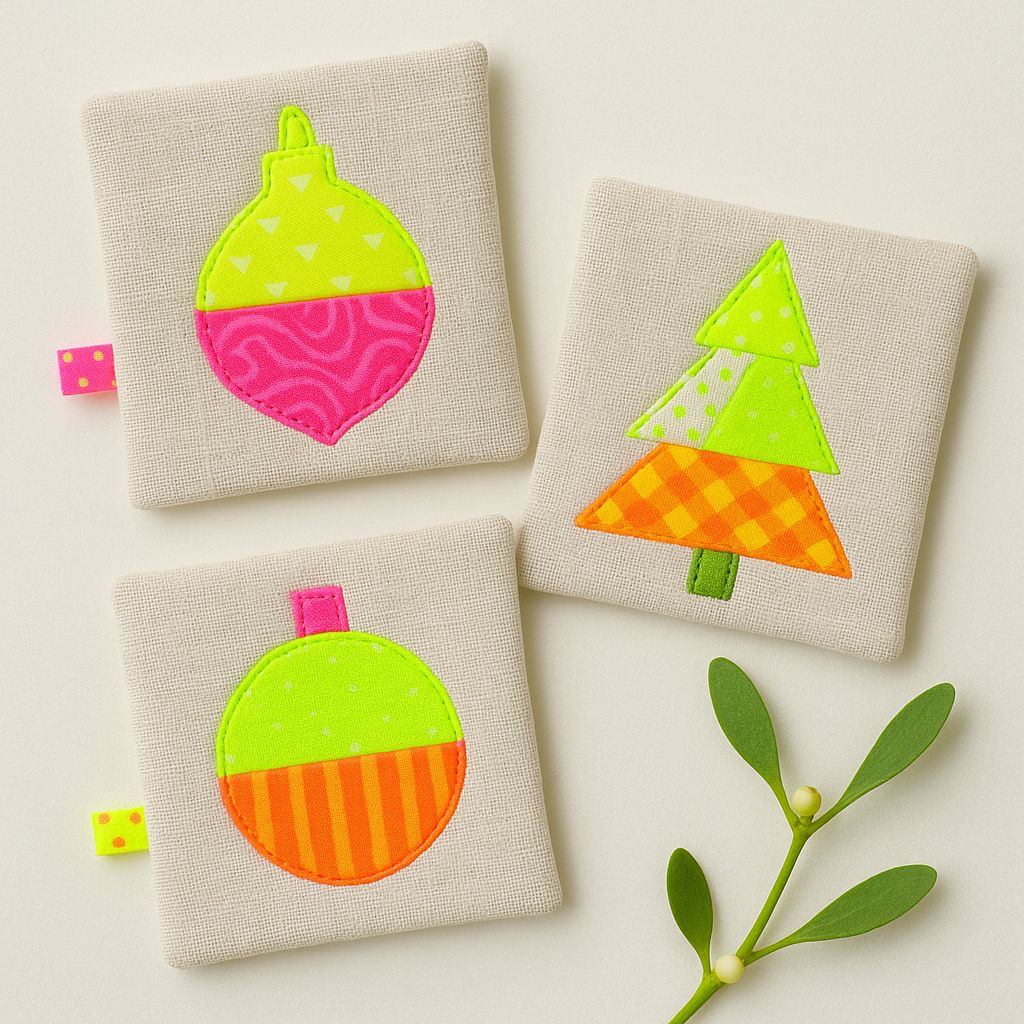 ✨ Advents-Workshop II: Improv-Ornamente mit Reverse Appliqué ✨ Advents-Workshop II: Improv-Ornamente mit Reverse Appliqué