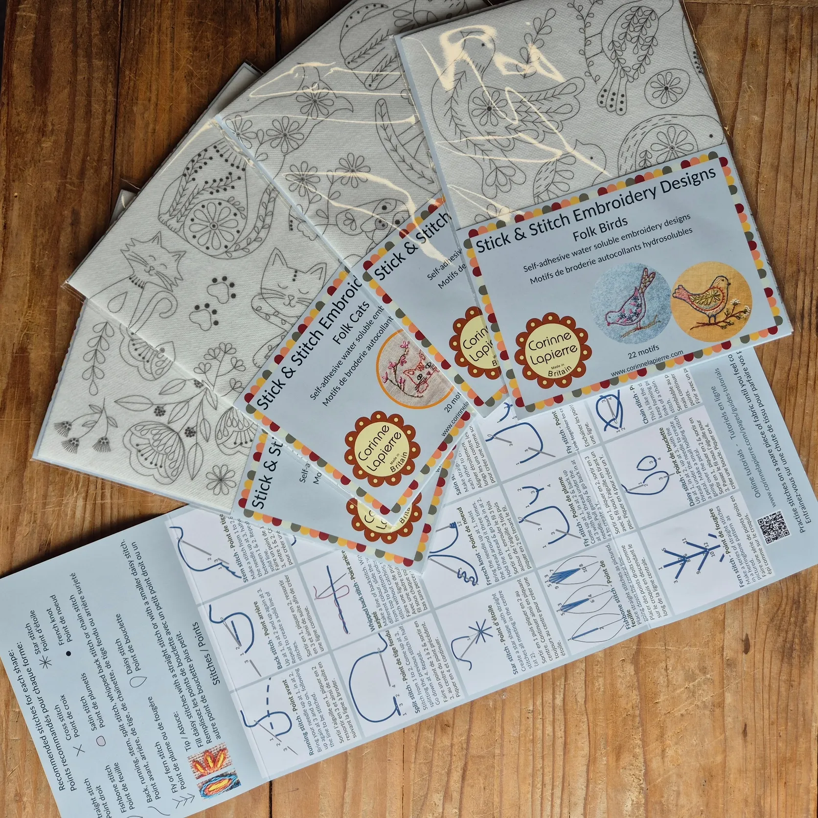 Stickvorlagen | Stick & Stitch Embroidery (Corinne Lapierre)