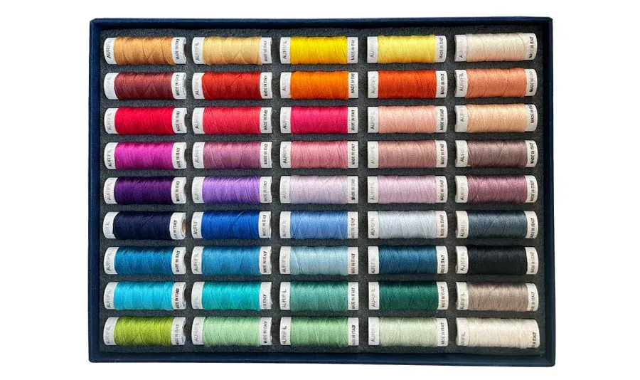 Aurifil Best Selection 8wt | Komplettes Garnset für Sashiko & Big Stitch (45 Farben) Aurifil Best Selection 8wt | Komplettes Garnset für Sashiko & Big Stitch (45 Farben)