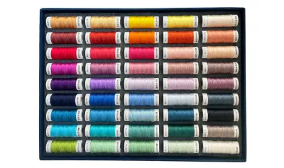 Aurifil Best Selection 8wt | Komplettes Garnset für Sashiko & Big Stitch (45 Farben)