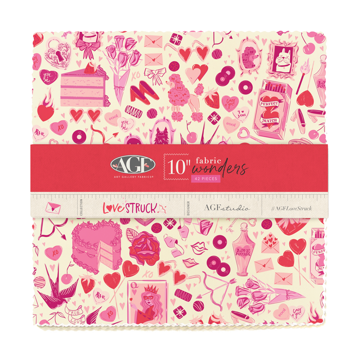 Love Struck | 10 Love Struck | 10" Fabric Wonders | Art Gallery Fabrics
