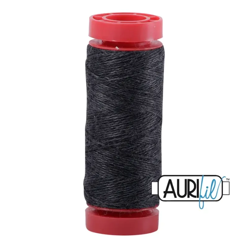 Aurifil Quiltgarn Wool 12wt | No. 8083 - Dark Grey Melange | 50m Aurifil Quiltgarn Wool 12wt | No. 8083 - Dark Grey Melange | 50m