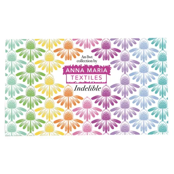 Aurifil Baumwollgarn 8wt | Indelible – Anna Maria Textiles | Set mit 20 Spulen