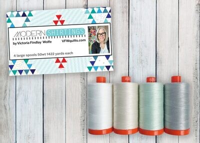 Modern Shirtings von Victoria Findlay Wolfe für Aurifil Modern Shirtings von Victoria Findlay Wolfe für Aurifil