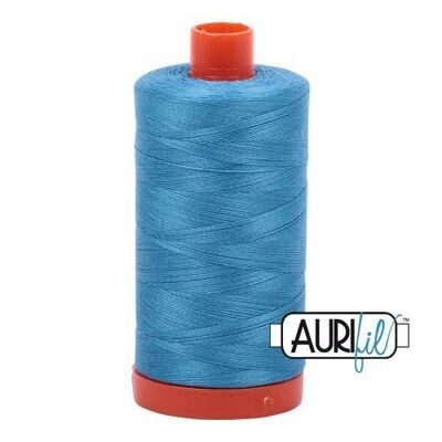 Aurifil Garn 50wt | No. 1320 - Bright Teal | 1300m Aurifil Garn 50wt | No. 1320 - Bright Teal | 1300m