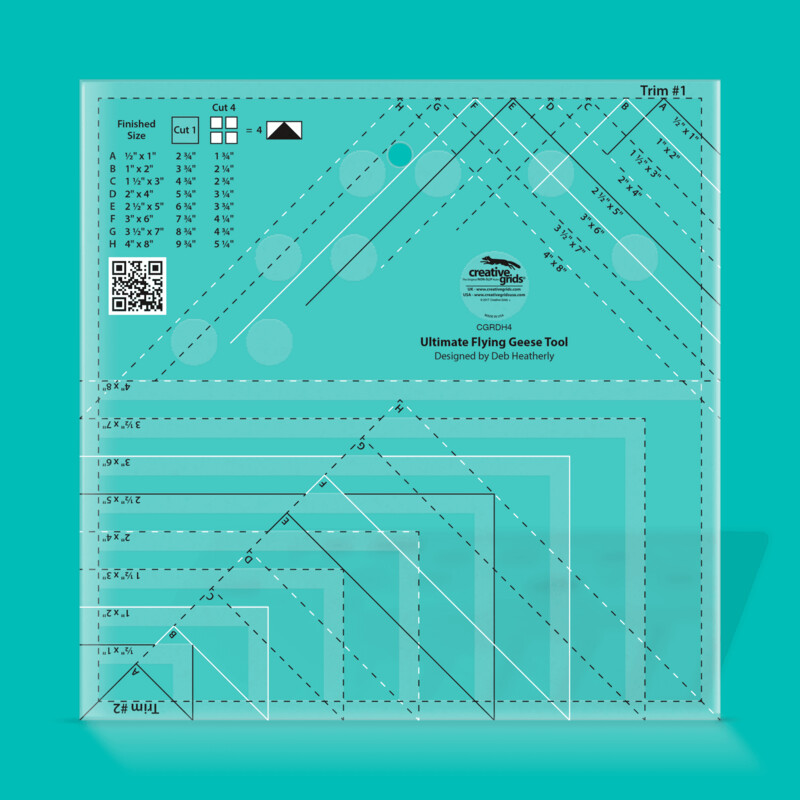 Creative Grids Ultimate Flying Geese Tool | Non slip Creative Grids Ultimate Flying Geese Tool | Non slip