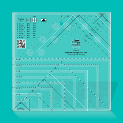 Creative Grids Ultimate Flying Geese Tool | Non slip