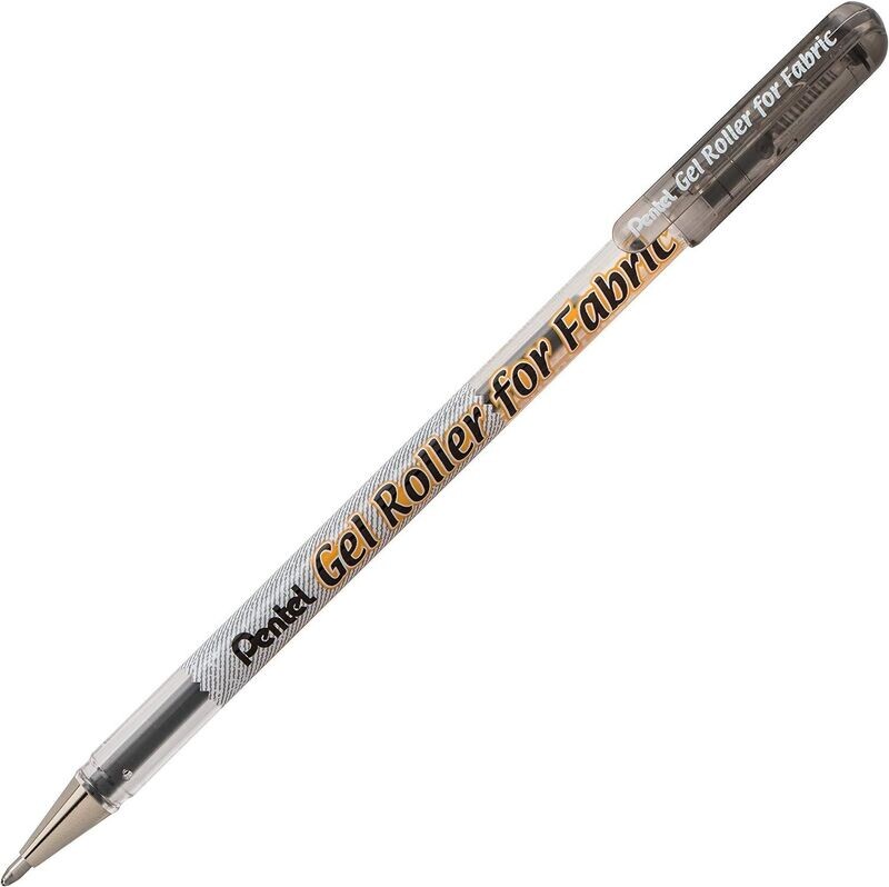Pentel Gel-Tintenroller für Textilien | Schwarz Pentel Gel-Tintenroller für Textilien | Schwarz