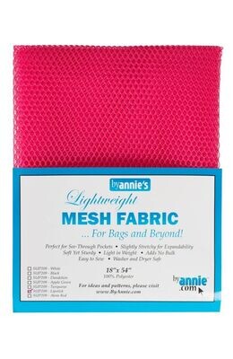 ByAnnie's Lightweight Mesh Fabric | Netzstoff - Lipstick