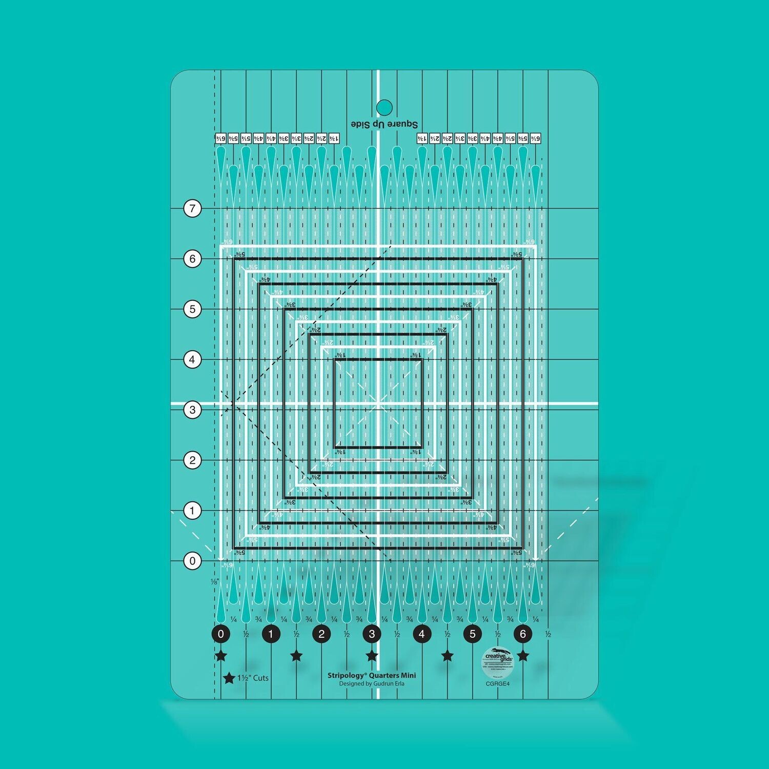 Creative Grids Stripology Quarters Mini | Non slip