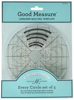 Every Circle | Good Measure Ruler | Quiltlineal Set von Amanda Murphy - High Shank