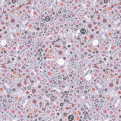 Eerie von Katarina Roccella für Art Gallery Fabrics | Boneyard Violet Eerie von Katarina Roccella für Art Gallery Fabrics | Boneyard Violet