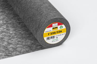F 220 Bügeleinlage Standard | 90 cm breit | Vlieseline Freudenberg | Anthrazit F 220 Bügeleinlage Standard | 90 cm breit | Vlieseline Freudenberg | Anthrazit