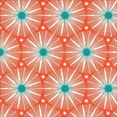 Blast Off von Hang Tight Studio für Cloud9 Fabrics | Supernova Red | Bio-Baumwolle Blast Off von Hang Tight Studio für Cloud9 Fabrics | Supernova Red | Bio-Baumwolle