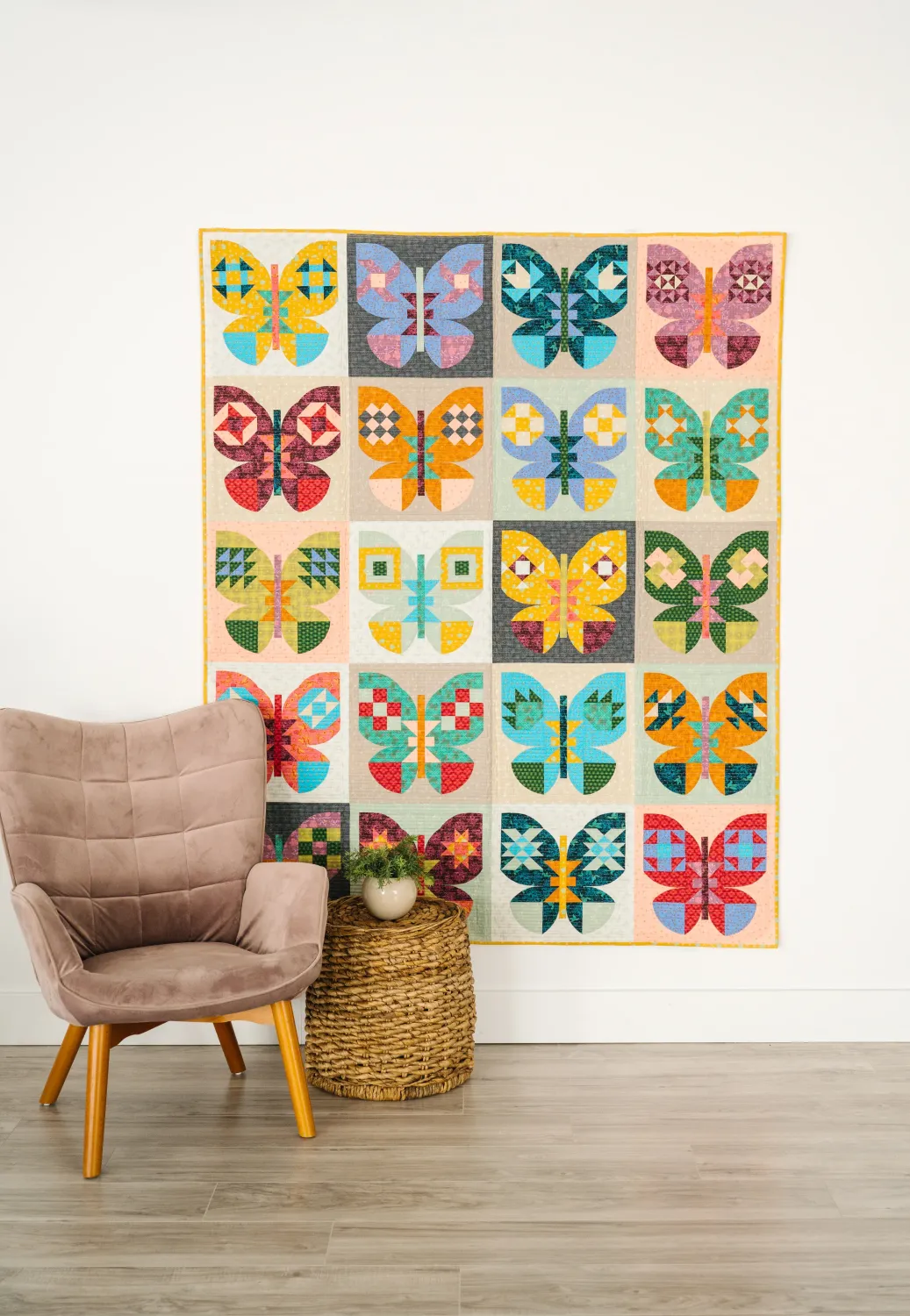 Sew Kind of Wonderful | Field Cloth - Butterfly Fields | Quilt Kit Sew Kind of Wonderful | Field Cloth - Butterfly Fields | Quilt Kit
