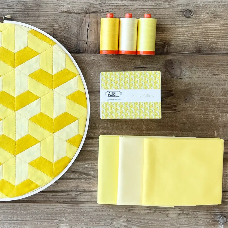 Aurifil Italian Color Builders | Sicily Yellow | 50wt