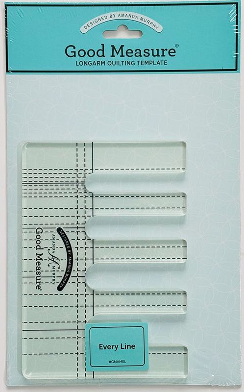 Every Line | Good Measure Ruler | Quiltlineal von Amanda Murphy - High Shank Every Line | Good Measure Ruler | Quiltlineal von Amanda Murphy - High Shank