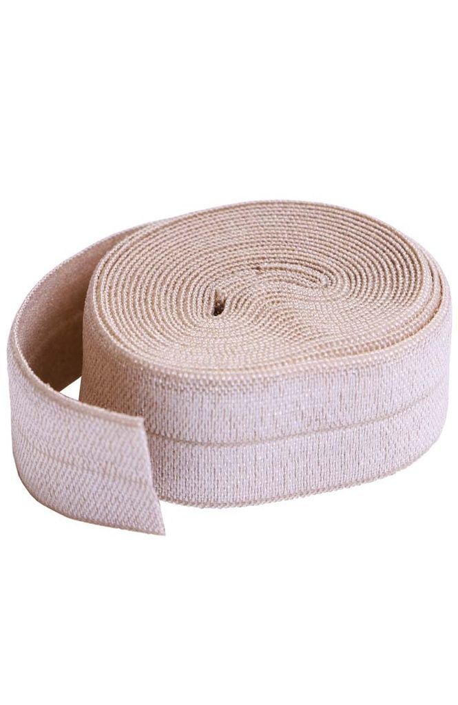 ByAnnie's elastisches Gummiband Fold Over  | 20 mm - natural