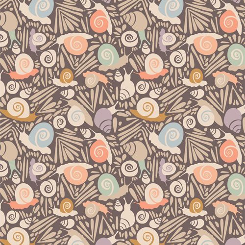 Slow Summer von Suzy Quilts für Art Gallery Fabrics | Snails Driftwood Slow Summer von Suzy Quilts für Art Gallery Fabrics | Snails Driftwood