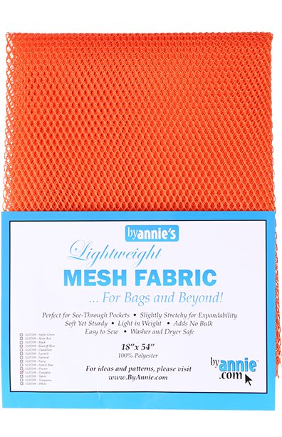 ByAnnie's Lightweight Mesh Fabric | Netzstoff - Pumpkin