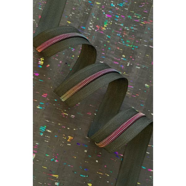 Reißverschluss Rainbow - schwarz | Nr. 5 - 2,7 m | ohne Schieber Reißverschluss Rainbow - schwarz | Nr. 5 - 2,7 m | ohne Schieber