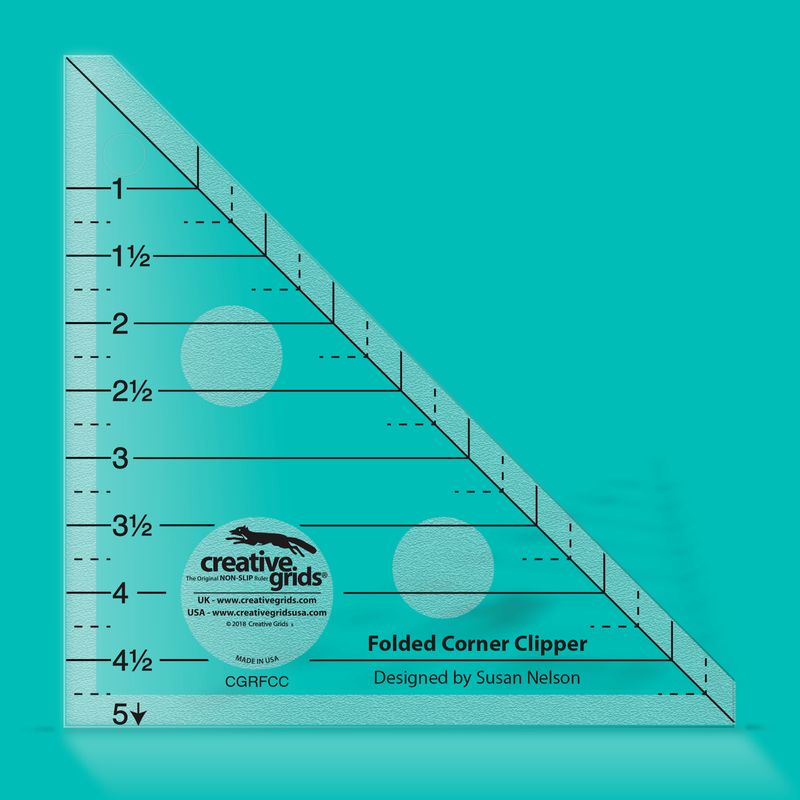 Creative Grids Folded Corner Clipper Tool | by Susan Nelson | Non slip | CGRFCC Creative Grids Folded Corner Clipper Tool | by Susan Nelson | Non slip | CGRFCC