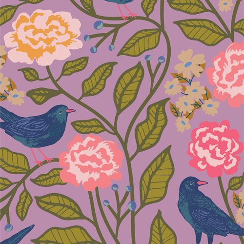Blackbird Canopy | Starling von Maureen Cracknell für Art Gallery Fabrics Blackbird Canopy | Starling von Maureen Cracknell für Art Gallery Fabrics