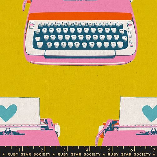 Best Day Ever - Typewriters in Golden Hour (Canvas) | Melody Miller für Ruby Star Society