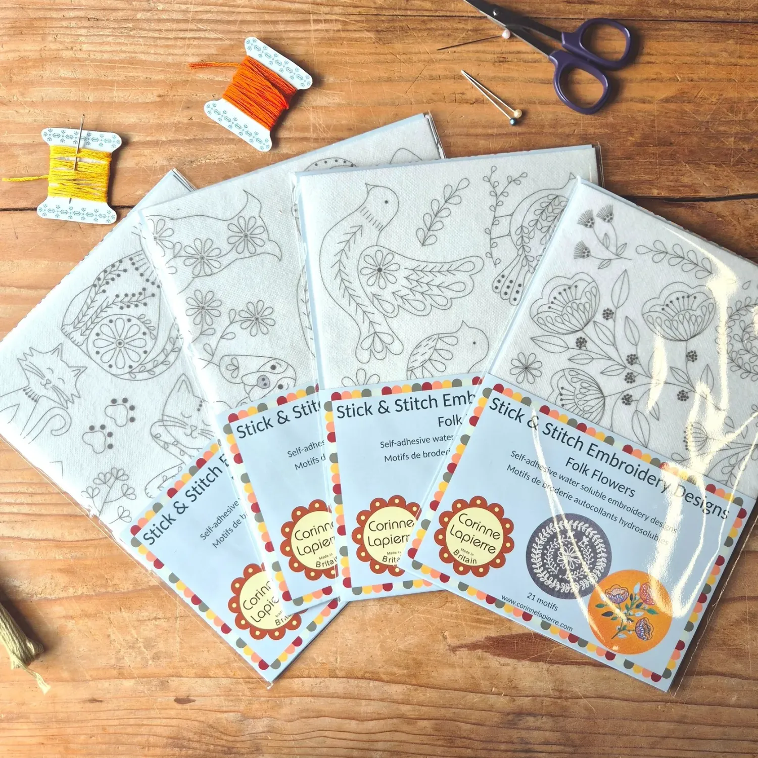 Stickvorlagen | Stick & Stitch Embroidery (Corinne Lapierre)