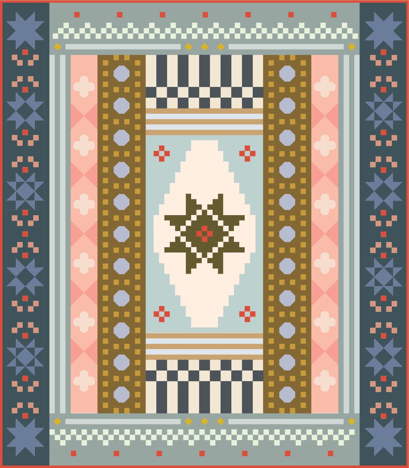 ✨ Homespun Quilt Kit – Block of the Month 2026