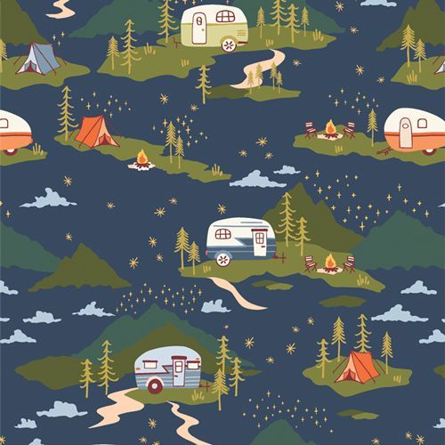 Happy Camper - Campfire Stories  – Art Gallery Fabrics