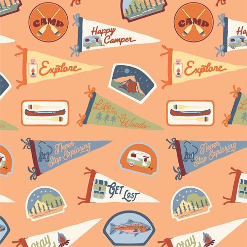 Souvenir Charm | Happy Camper - Art Gallery Fabrics Souvenir Charm | Happy Camper - Art Gallery Fabrics