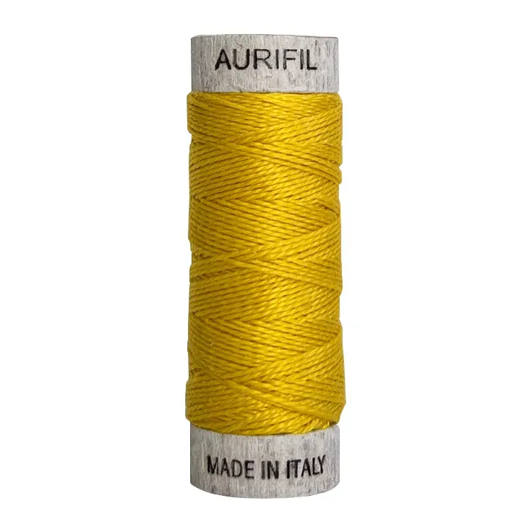 Aurifil Baumwollgarn 8wt | No. 21220 – Canary | 35 m