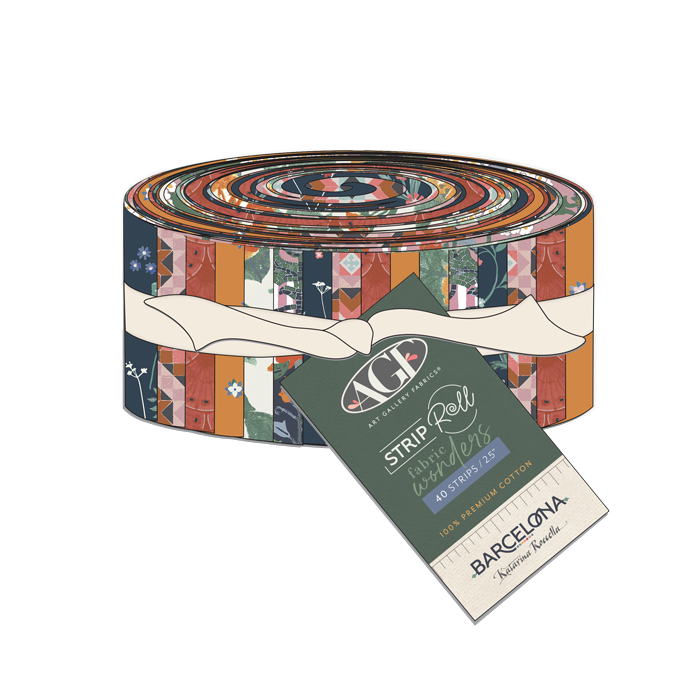 Barcelona | Fabric Wonders | Art Gallery Fabrics | Strip Roll