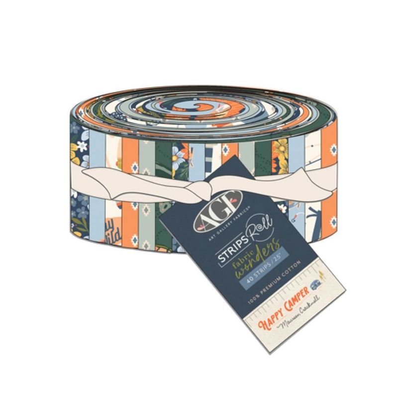 Happy Camper | Fabric Wonders von Art Gallery Fabrics | Strip Roll