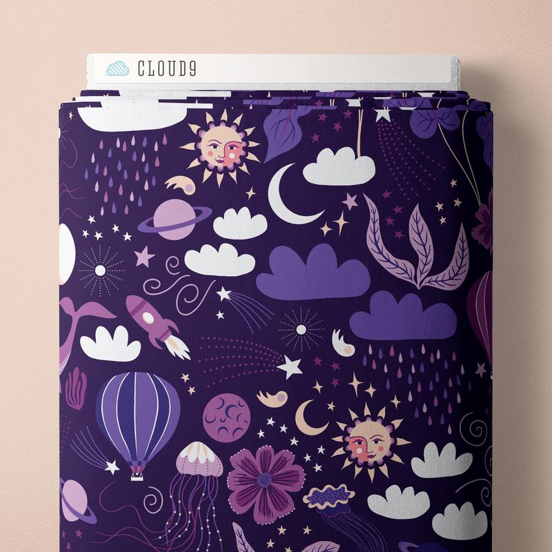 Sea and Space – Wildest Dreams | Bio-Baumwolle von Cloud9 Fabrics