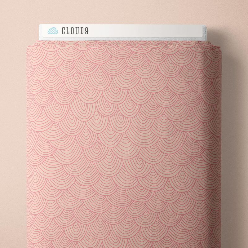 Peach Scallop – Wildest Dreams | Bio-Baumwolle von Cloud9 Fabrics