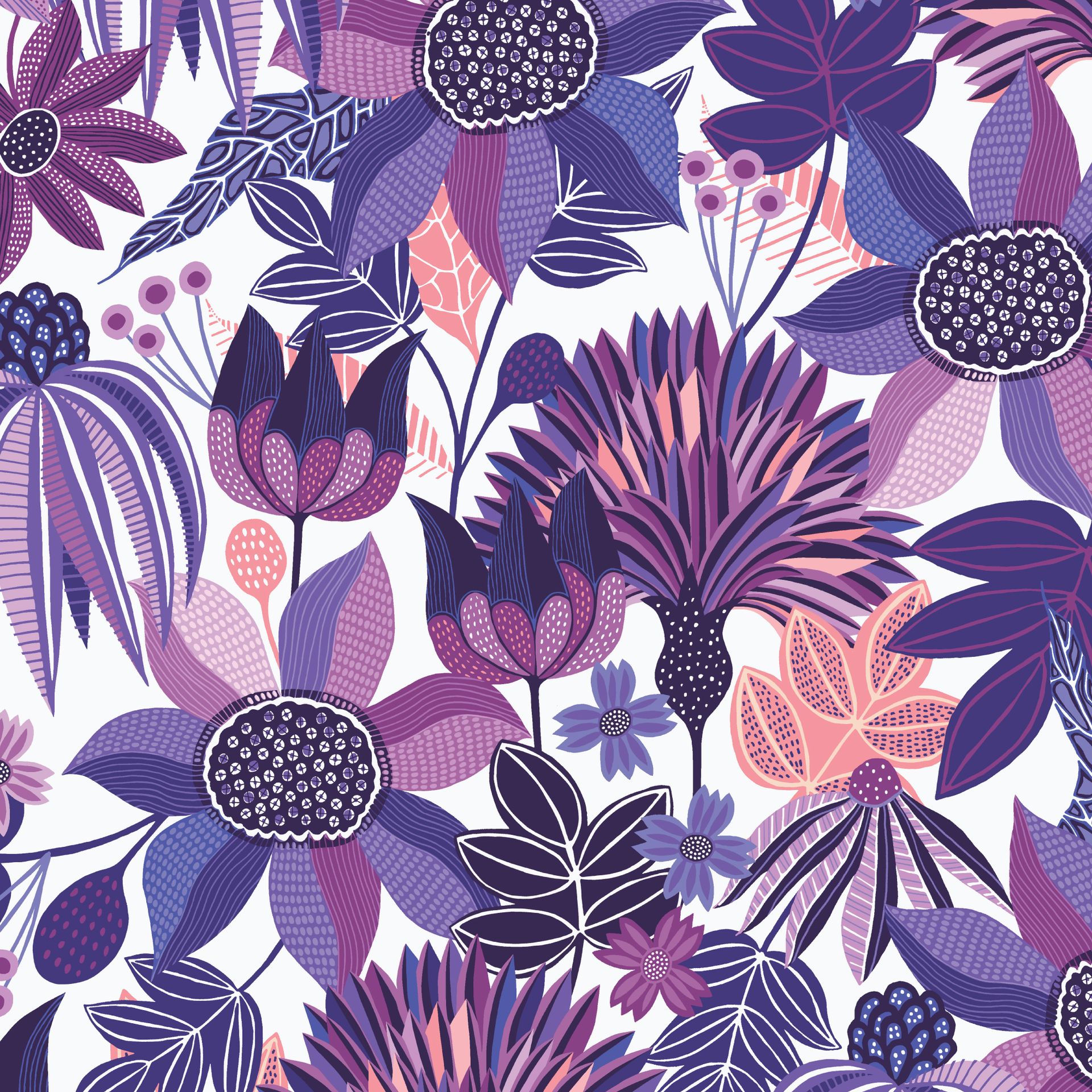 Paradise Floral – Wildest Dreams | Bio-Baumwolle von Cloud9 Fabrics