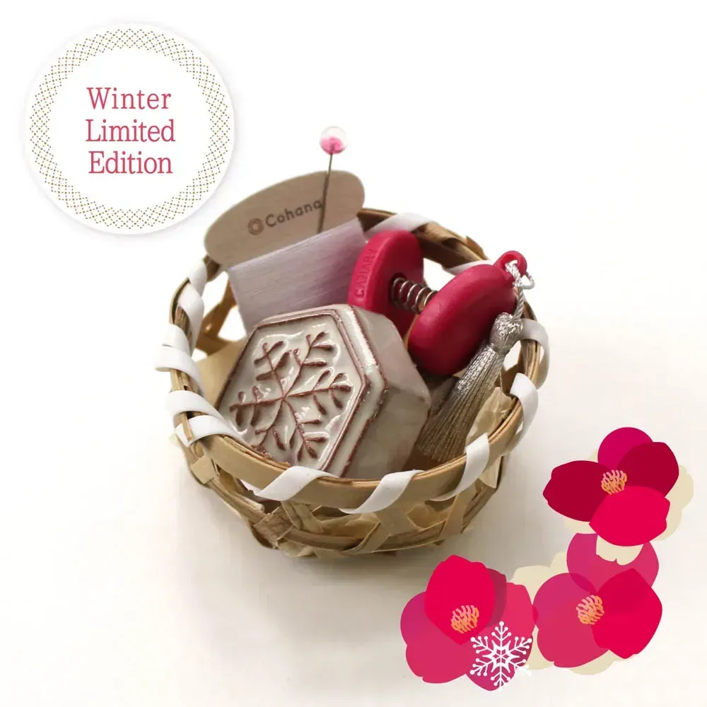 Cohana Mini Nähset „Kantsubaki“ – 4-teilig