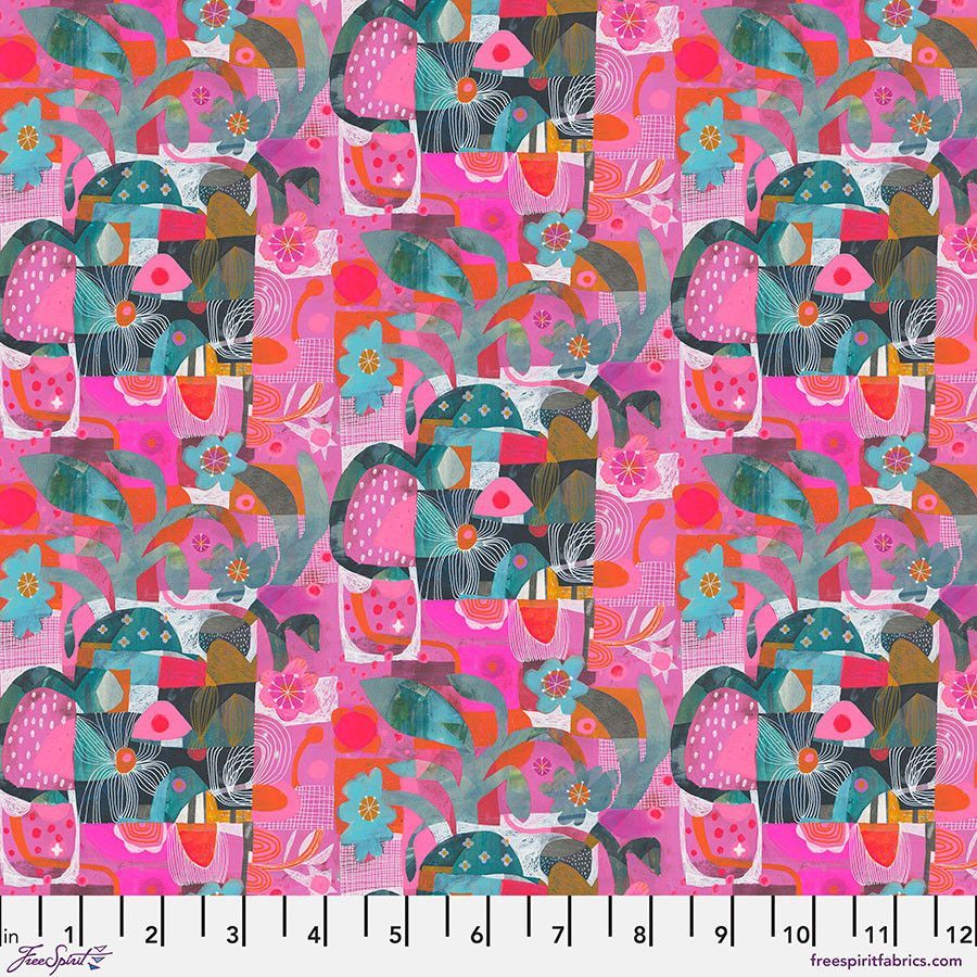 Blocks Pink – Colori von Esté MacLeod für FreeSpirit Fabrics