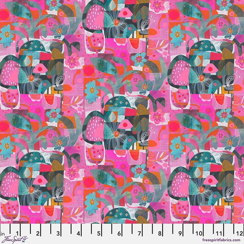 Blocks Pink – Colori von Esté MacLeod für FreeSpirit Fabrics