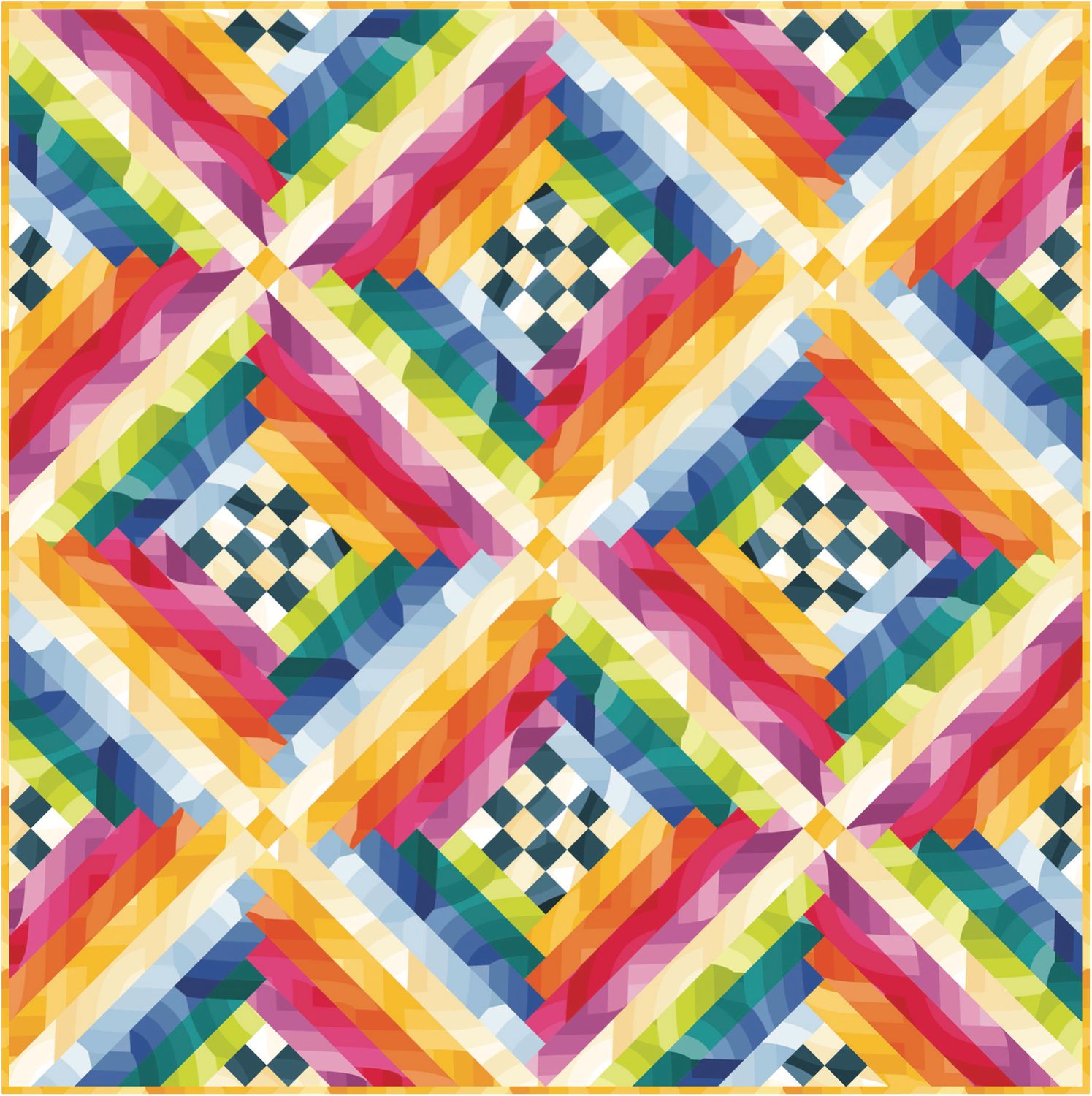 Quilt Kit | Courthouse Checks feat. Echo Quilt Kit | Courthouse Checks feat. Echo