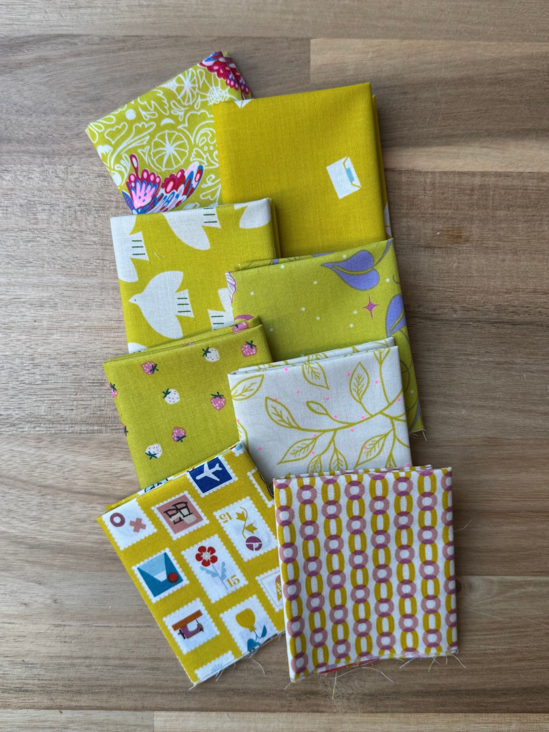 Stoffhäppchen | Sonnengelb